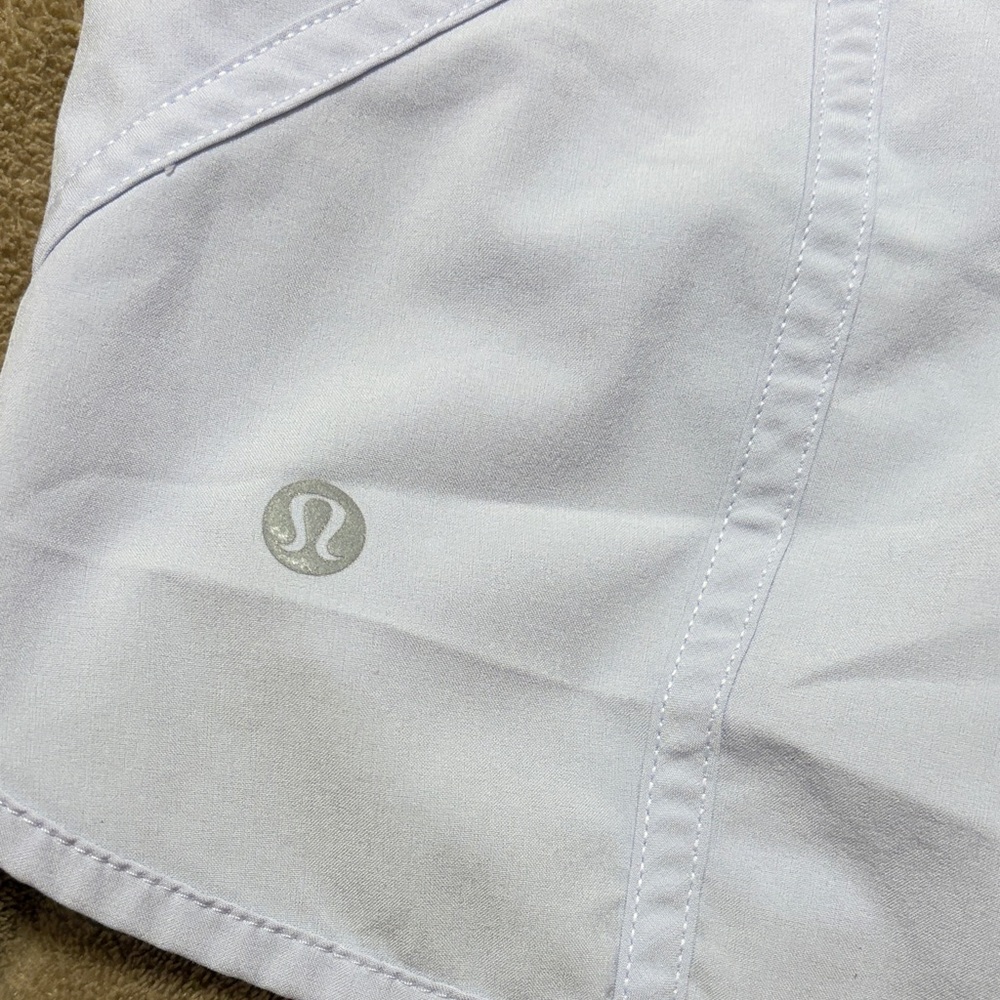 Lululemon Light Blue Women’s Athletic Shorts - Picture 3 of 5